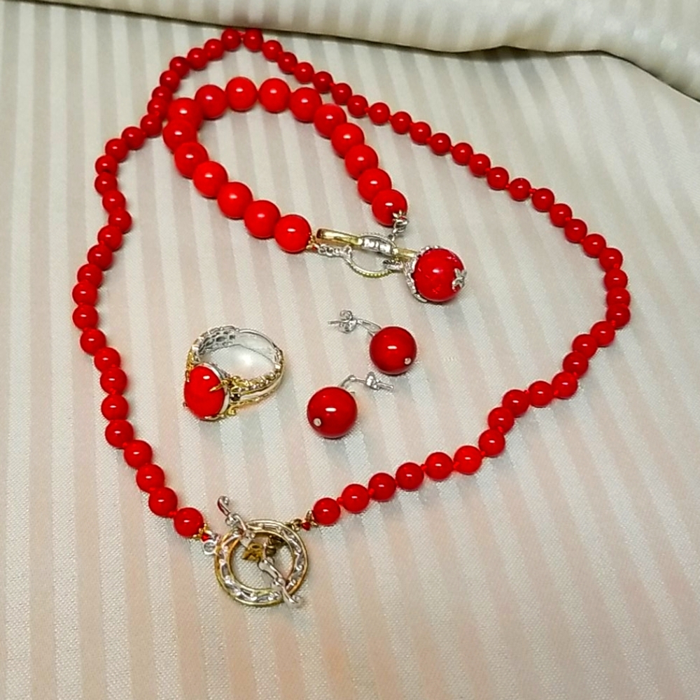 Red Coral Set